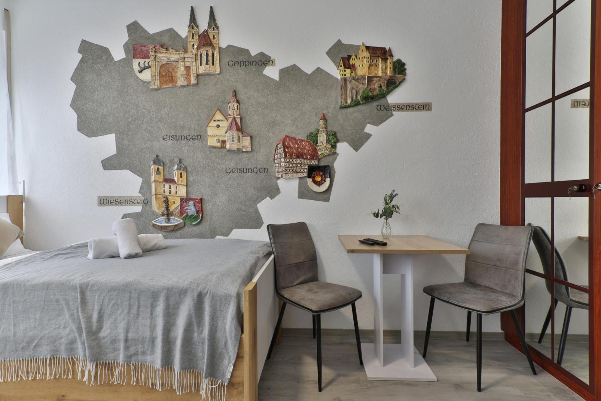 Moderne Ferienwohnungen - Service Wie Im Hotel Göppingen Buitenkant foto